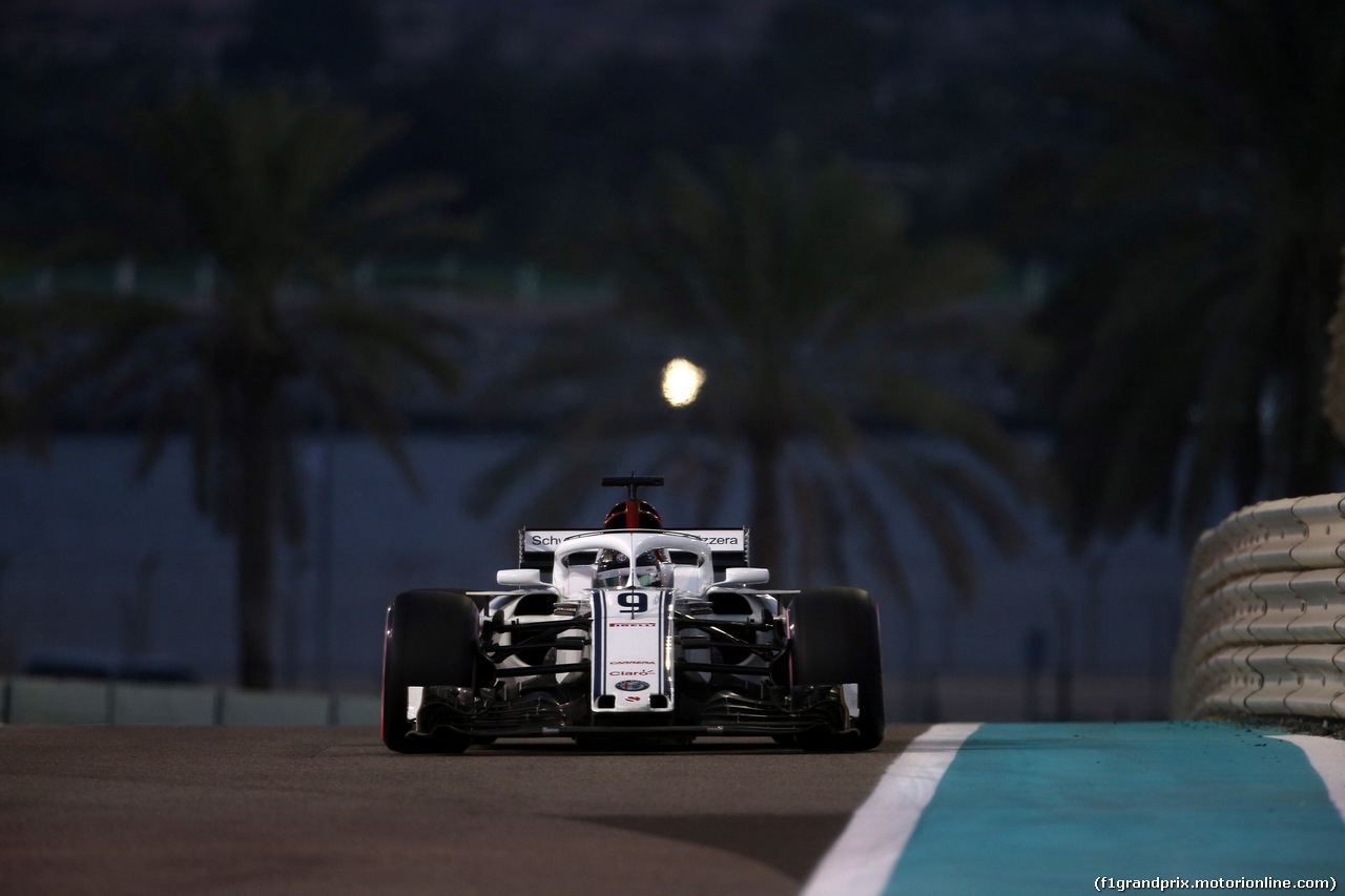 GP ABU DHABI, 23.11.2018 - Prove Libere 2, Marcus Ericsson (SUE) Sauber C37
