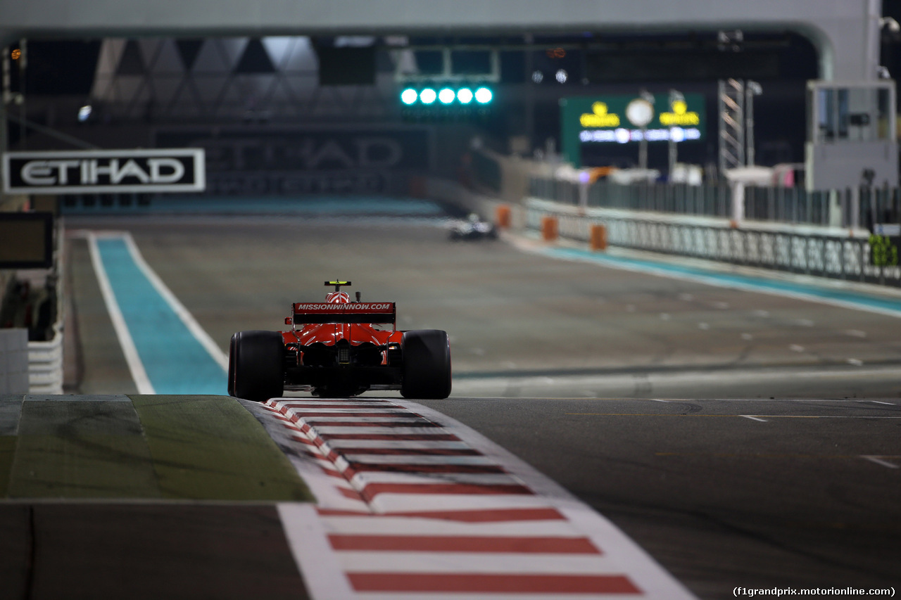 GP ABU DHABI, 23.11.2018 - Prove Libere 2, Kimi Raikkonen (FIN) Ferrari SF71H