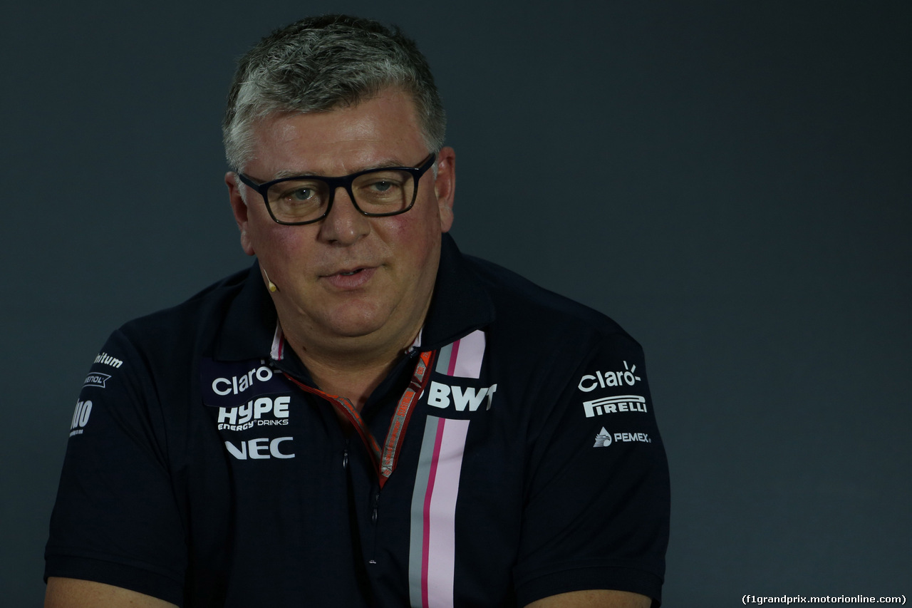 GP ABU DHABI, 23.11.2018 - Conferenza Stampa, Otmar Szafnauer (USA) Racing Point Force India F1 Team Principal e CEO.