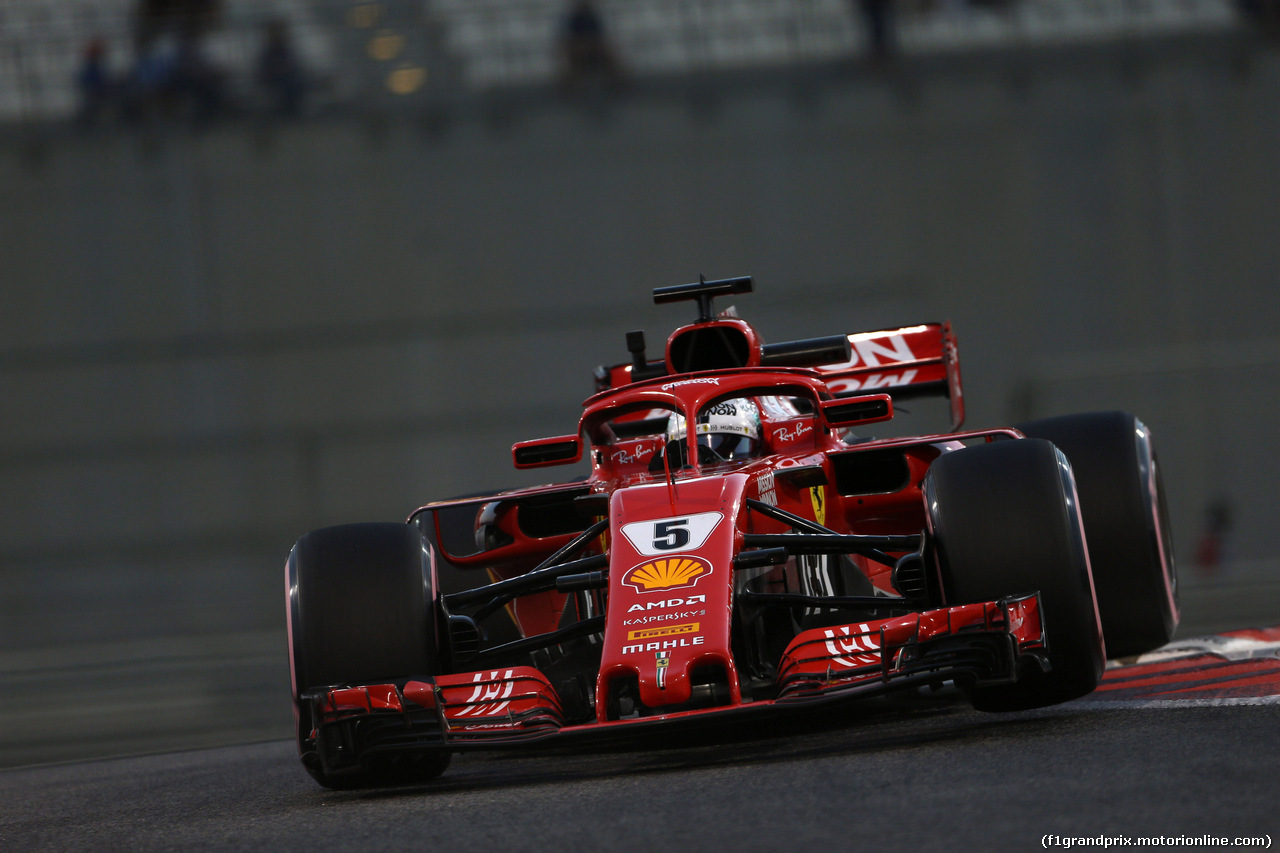 GP ABU DHABI, 23.11.2018 - Prove Libere 2, Sebastian Vettel (GER) Ferrari SF71H