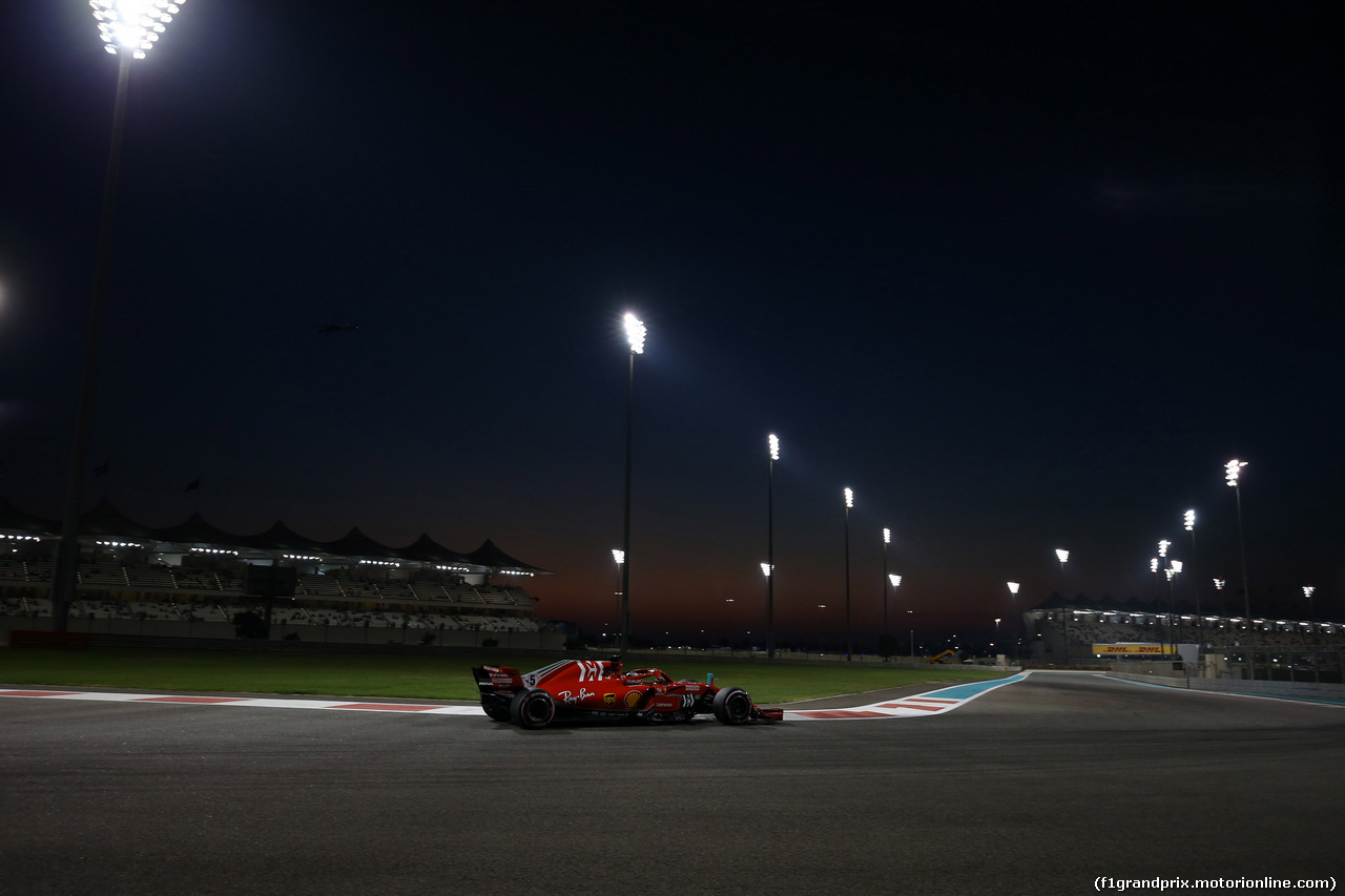 GP ABU DHABI, 23.11.2018 - Prove Libere 2, Sebastian Vettel (GER) Ferrari SF71H