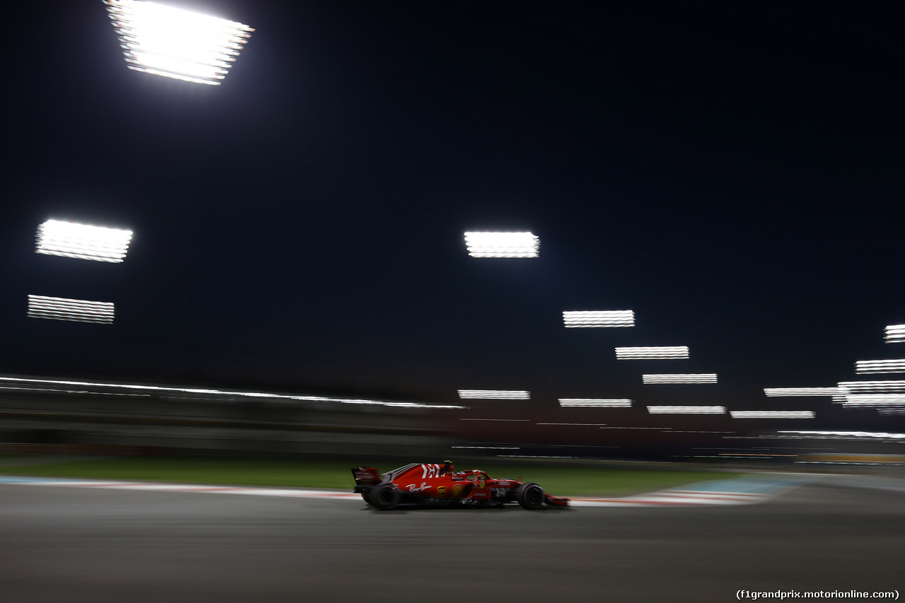 GP ABU DHABI, 23.11.2018 - Prove Libere 2, Kimi Raikkonen (FIN) Ferrari SF71H