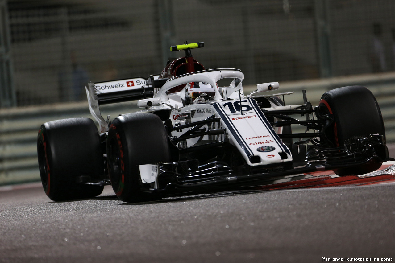 GP ABU DHABI, 23.11.2018 - Prove Libere 2, Charles Leclerc (MON) Sauber C37