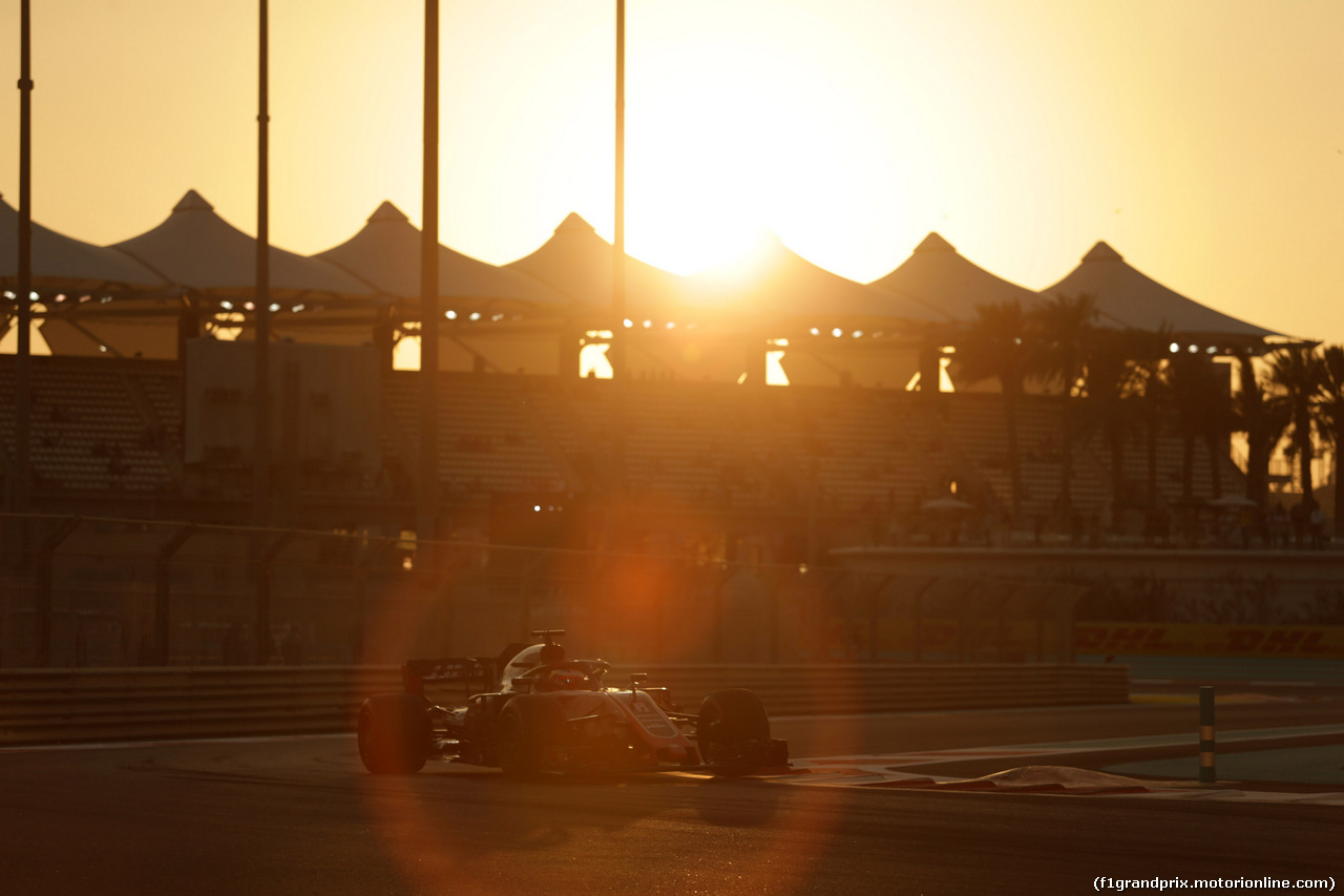 GP ABU DHABI, 23.11.2018 - Prove Libere 2, Romain Grosjean (FRA) Haas F1 Team VF-18