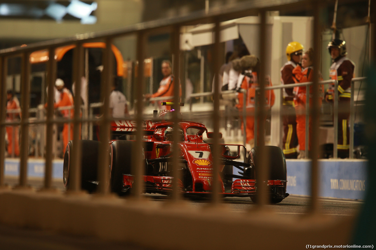 GP ABU DHABI, 23.11.2018 - Prove Libere 2, Kimi Raikkonen (FIN) Ferrari SF71H