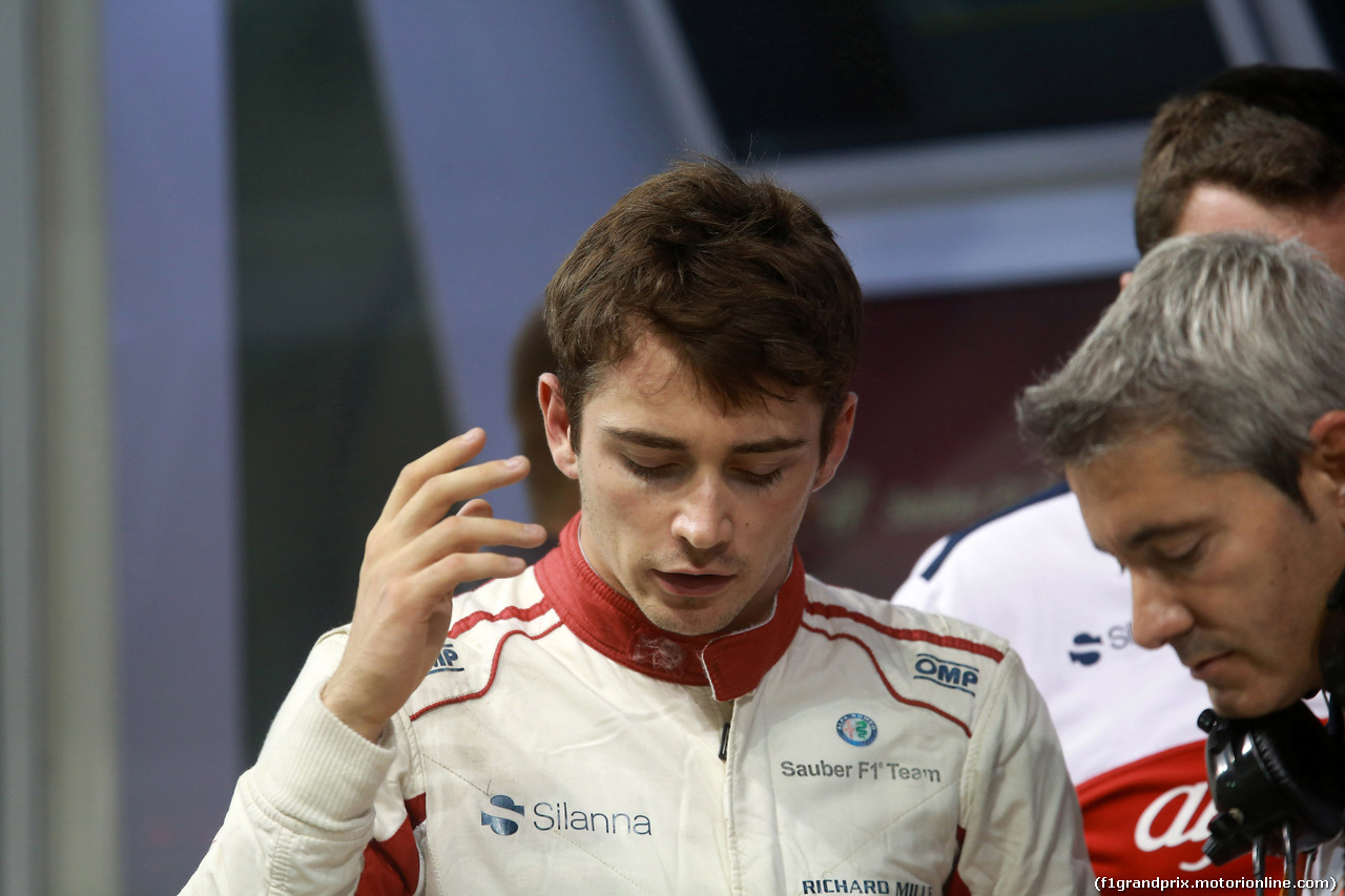 GP ABU DHABI, 23.11.2018 - Prove Libere 2, Charles Leclerc (MON) Sauber C37