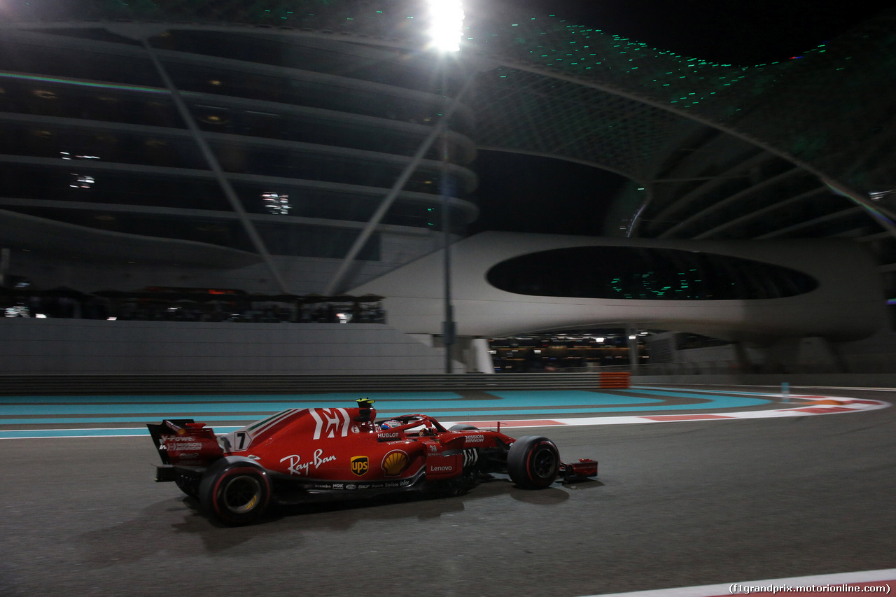 GP ABU DHABI, 23.11.2018 - Prove Libere 2, Kimi Raikkonen (FIN) Ferrari SF71H