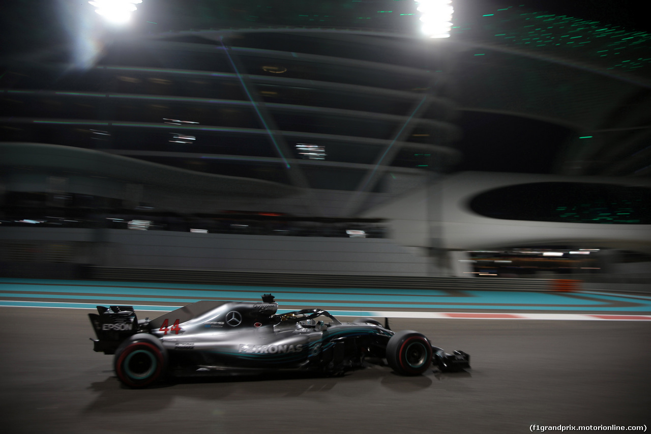 GP ABU DHABI, 23.11.2018 - Prove Libere 2, Lewis Hamilton (GBR) Mercedes AMG F1 W09
