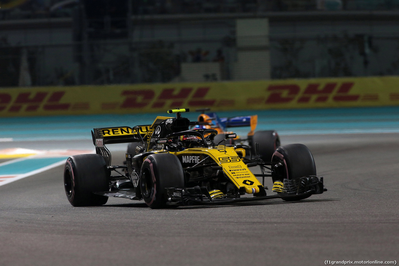 GP ABU DHABI, 23.11.2018 - Prove Libere 2, Carlos Sainz Jr (ESP) Renault Sport F1 Team RS18