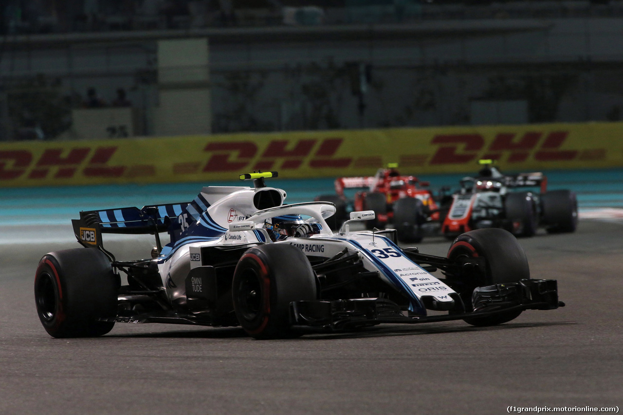 GP ABU DHABI, 23.11.2018 - Prove Libere 2, Sergey Sirotkin (RUS) Williams FW41