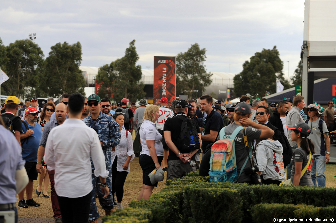 GP AUSTRALIA, 25.03.2018 - Circuit Atmosphere