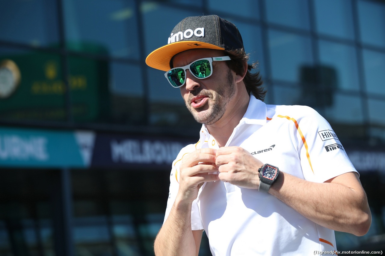 GP AUSTRALIA, 25.03.2018 - Fernando Alonso (ESP) McLaren MCL33