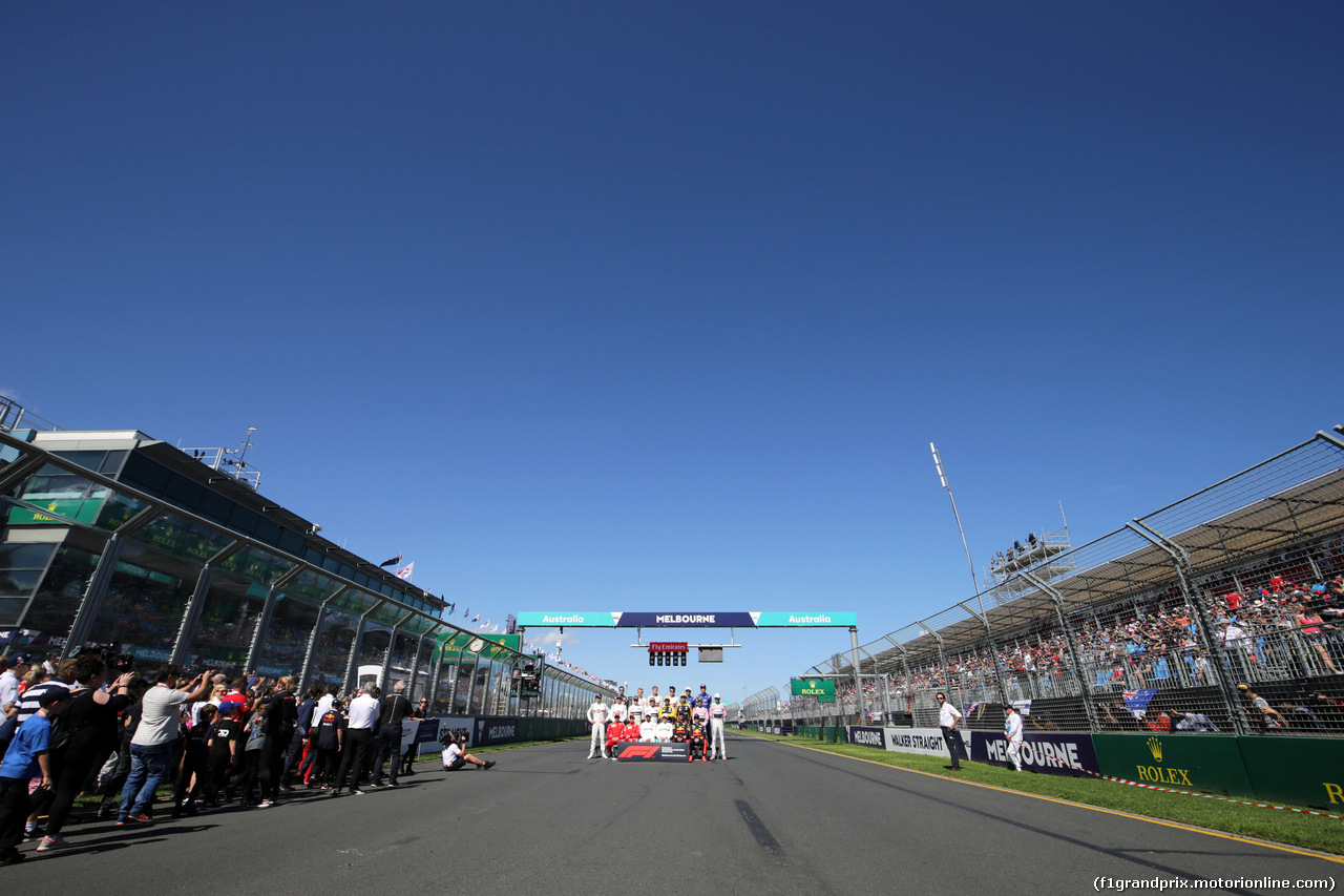 GP AUSTRALIA, 25.03.2018 - Drivers' photograph