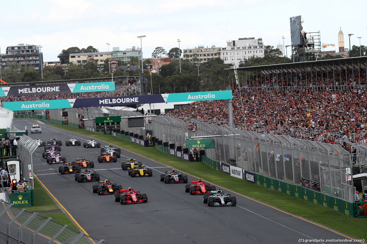 GP AUSTRALIA, 25.03.2018 - Start of the race