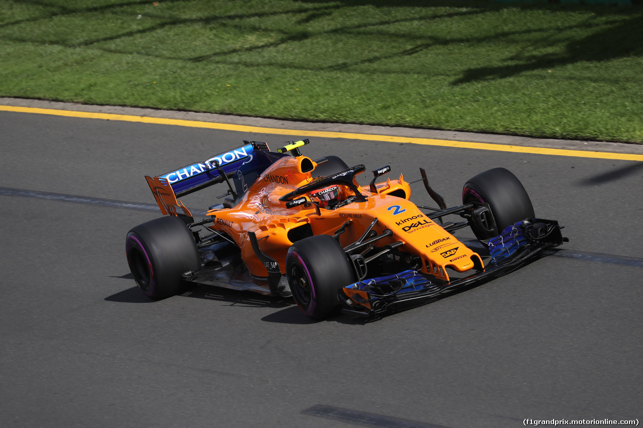 GP AUSTRALIA, 25.03.2018 - Gara, Stoffel Vandoorne (BEL) McLaren MCL33