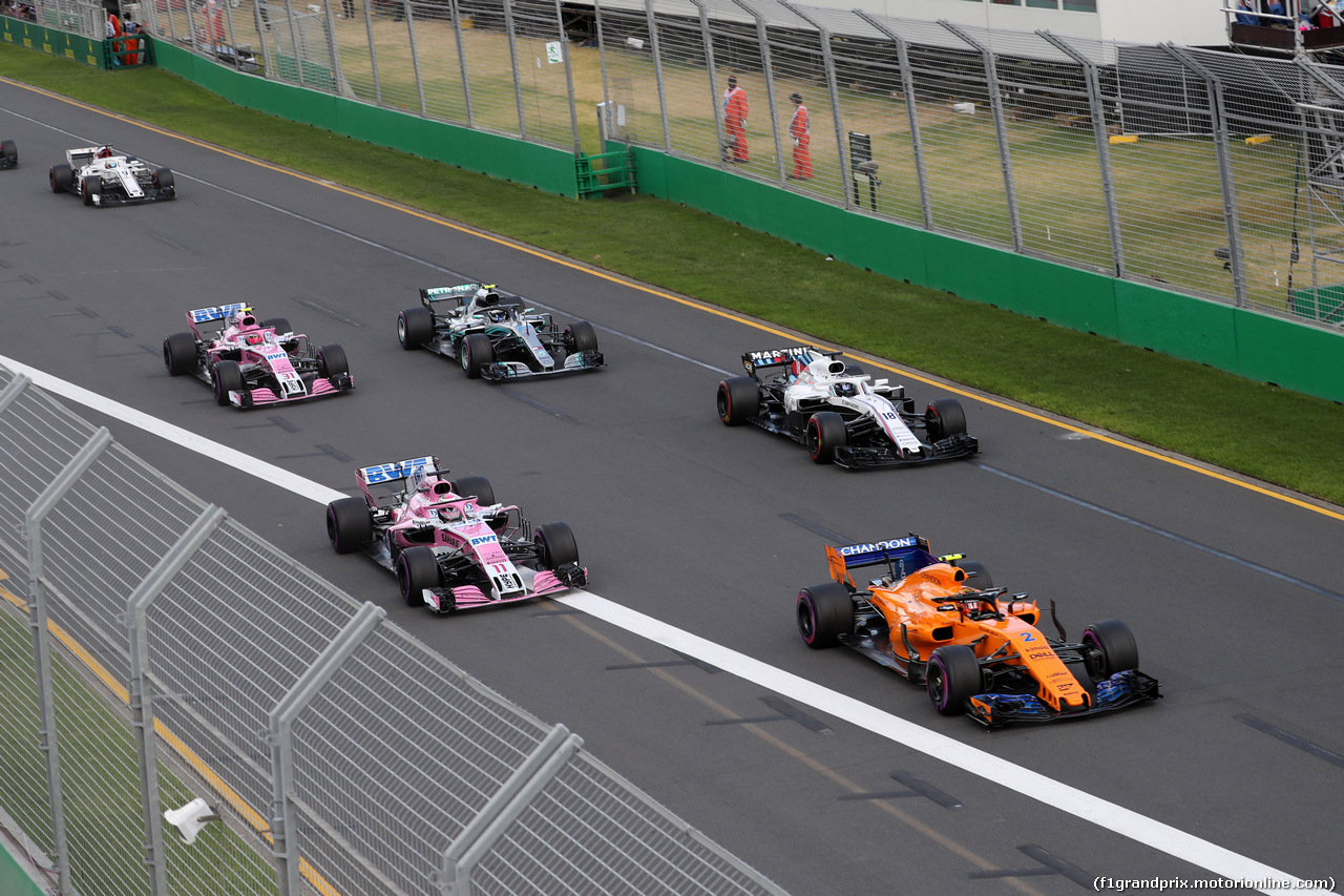 GP AUSTRALIA, 25.03.2018 - Gara, Stoffel Vandoorne (BEL) McLaren MCL33