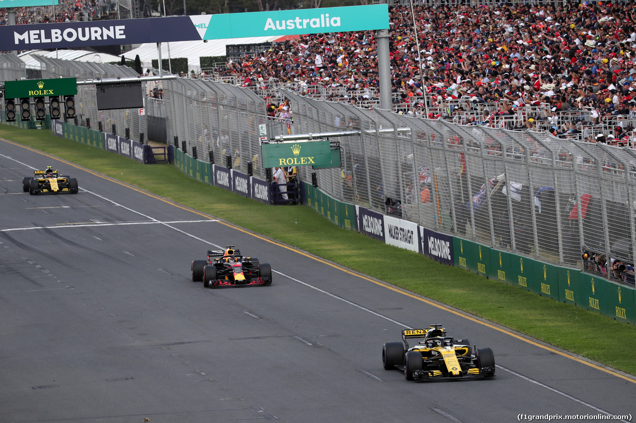 GP AUSTRALIA, 25.03.2018 - Gara, Nico Hulkenberg (GER) Renault Sport F1 Team RS18