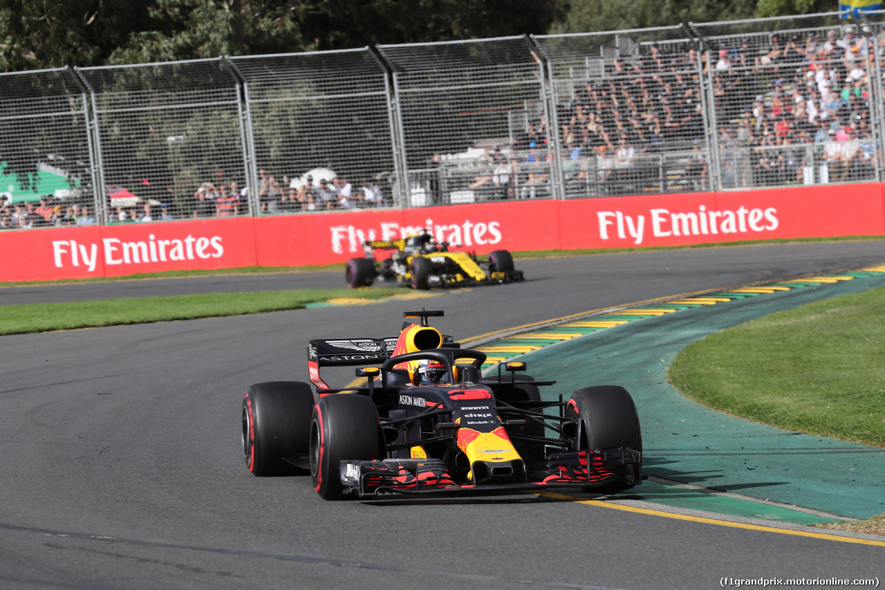 GP AUSTRALIA, 25.03.2018 - Gara, Daniel Ricciardo (AUS) Red Bull Racing RB14