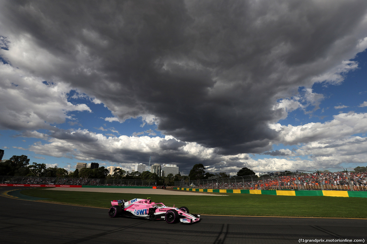 GP AUSTRALIA, 25.03.2018 - Gara, Esteban Ocon (FRA) Sahara Force India F1 VJM11