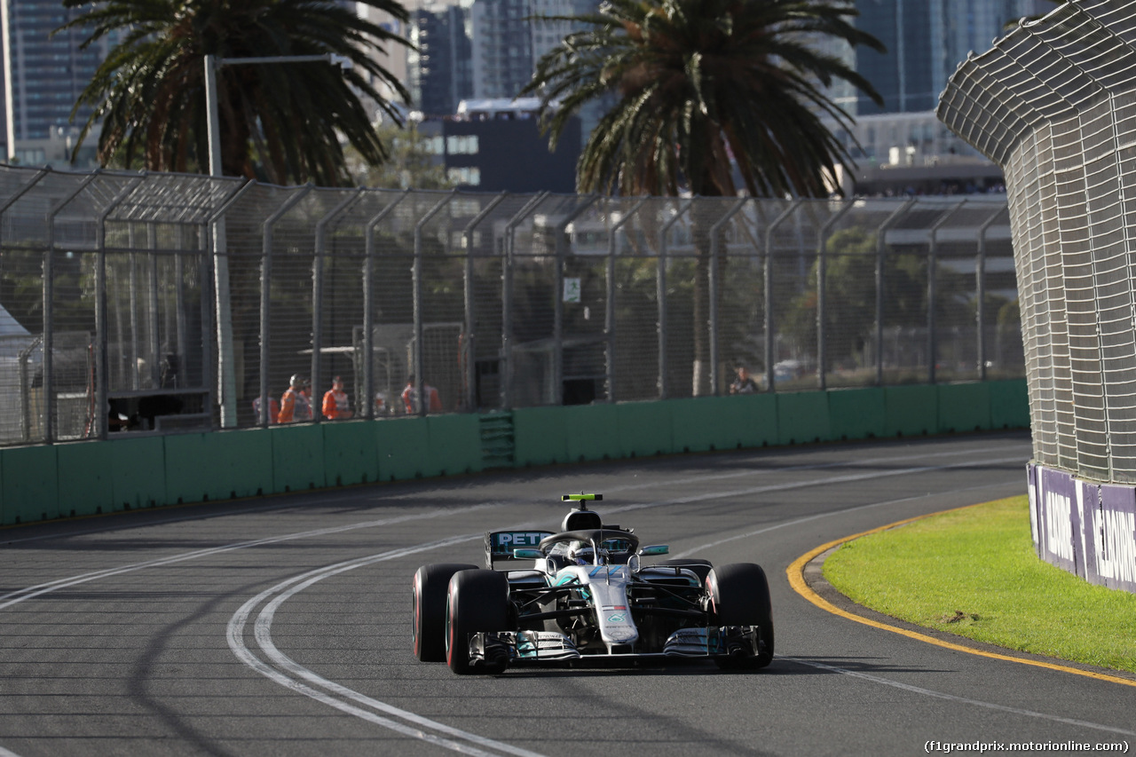 GP AUSTRALIA, 25.03.2018 - Gara, Valtteri Bottas (FIN) Mercedes AMG F1 W09