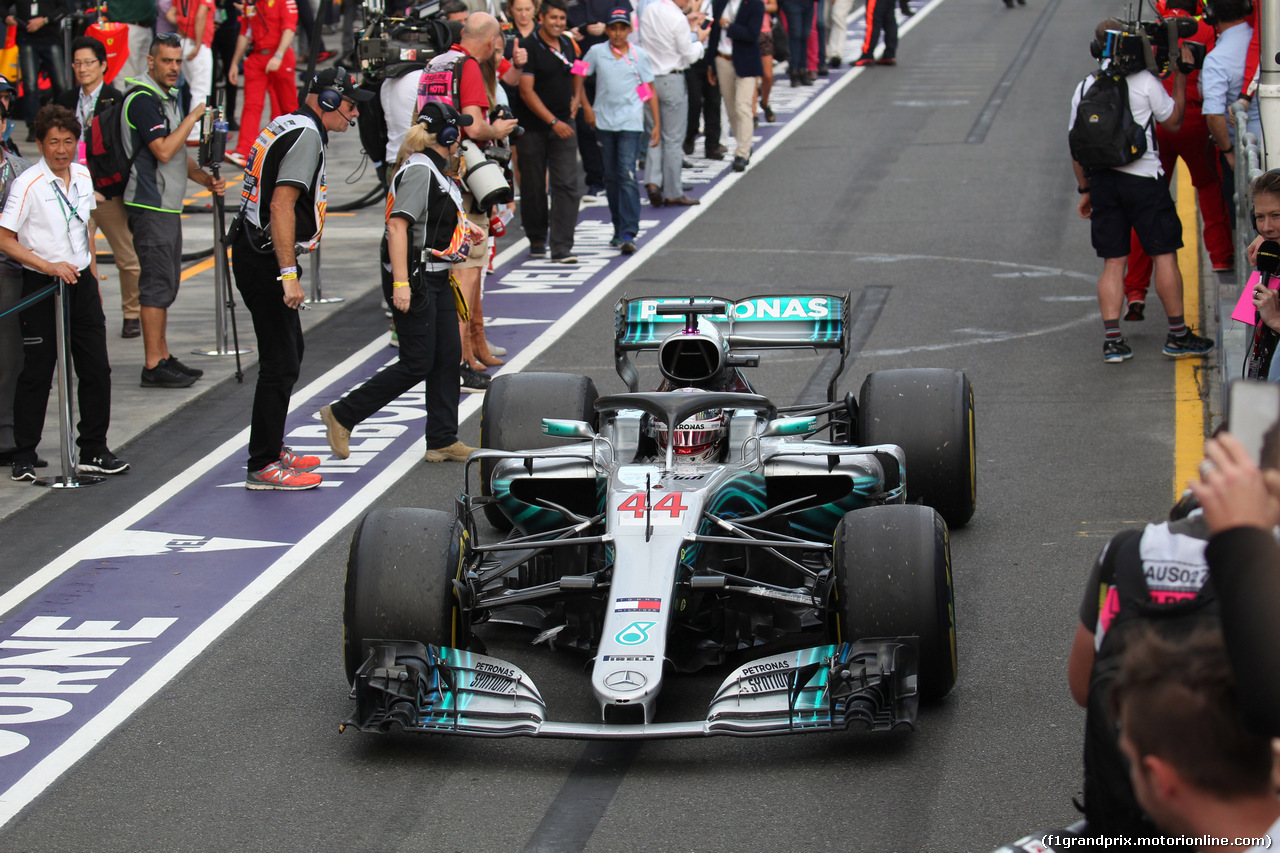 GP AUSTRALIA, 25.03.2018 - Gara, 2nd place Lewis Hamilton (GBR) Mercedes AMG F1 W09