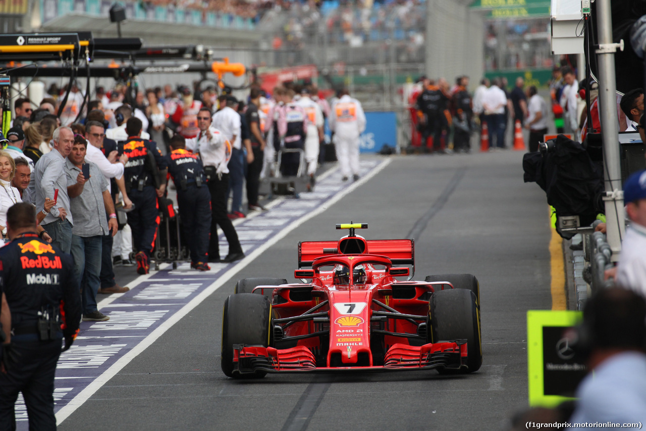 GP AUSTRALIA, 25.03.2018 - Gara, 3rd place Kimi Raikkonen (FIN) Ferrari SF71H