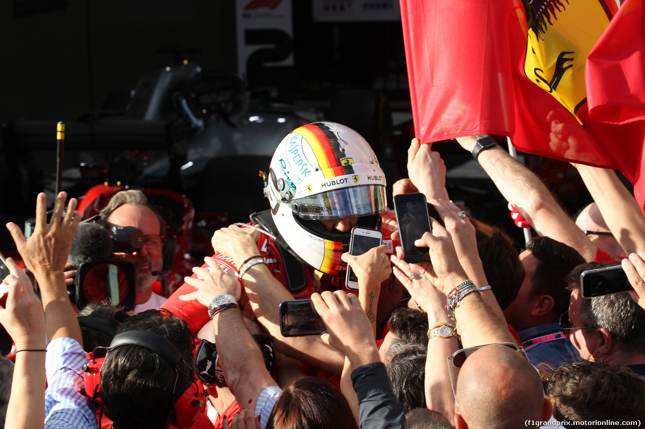 GP AUSTRALIA, 25.03.2018 - Gara, Sebastian Vettel (GER) Ferrari SF71H vincitore