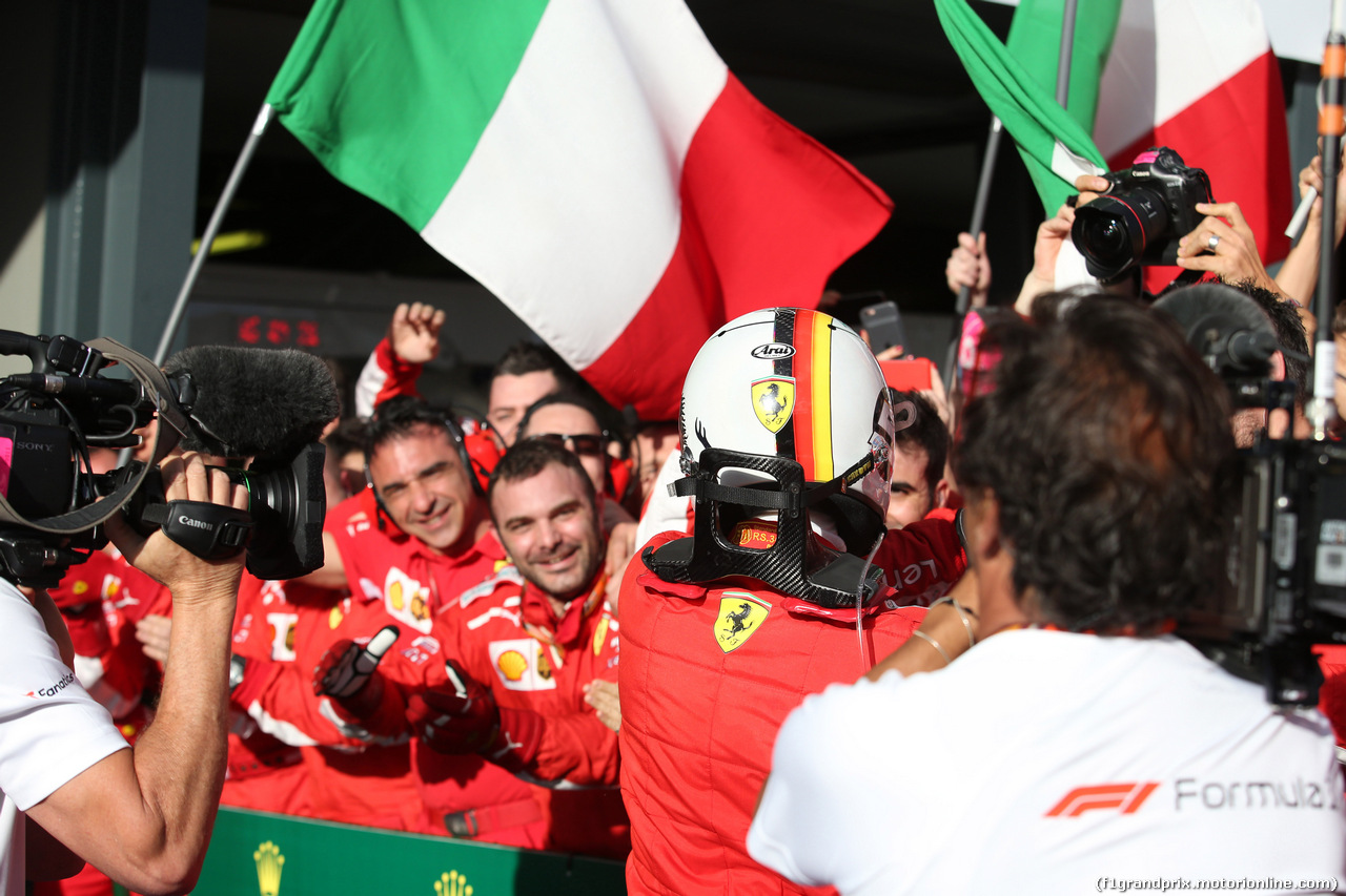 GP AUSTRALIA, 25.03.2018 - Gara, Sebastian Vettel (GER) Ferrari SF71H vincitore