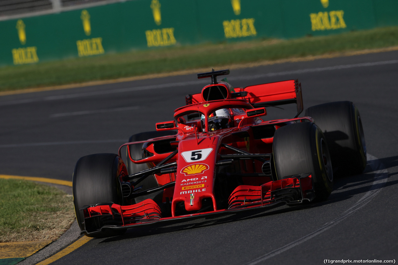 GP AUSTRALIA, 25.03.2018 - Gara, Sebastian Vettel (GER) Ferrari SF71H