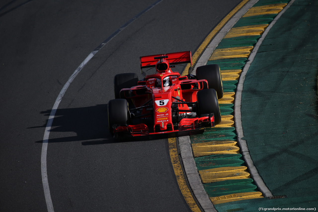 GP AUSTRALIA, 25.03.2018 - Gara, Sebastian Vettel (GER) Ferrari SF71H