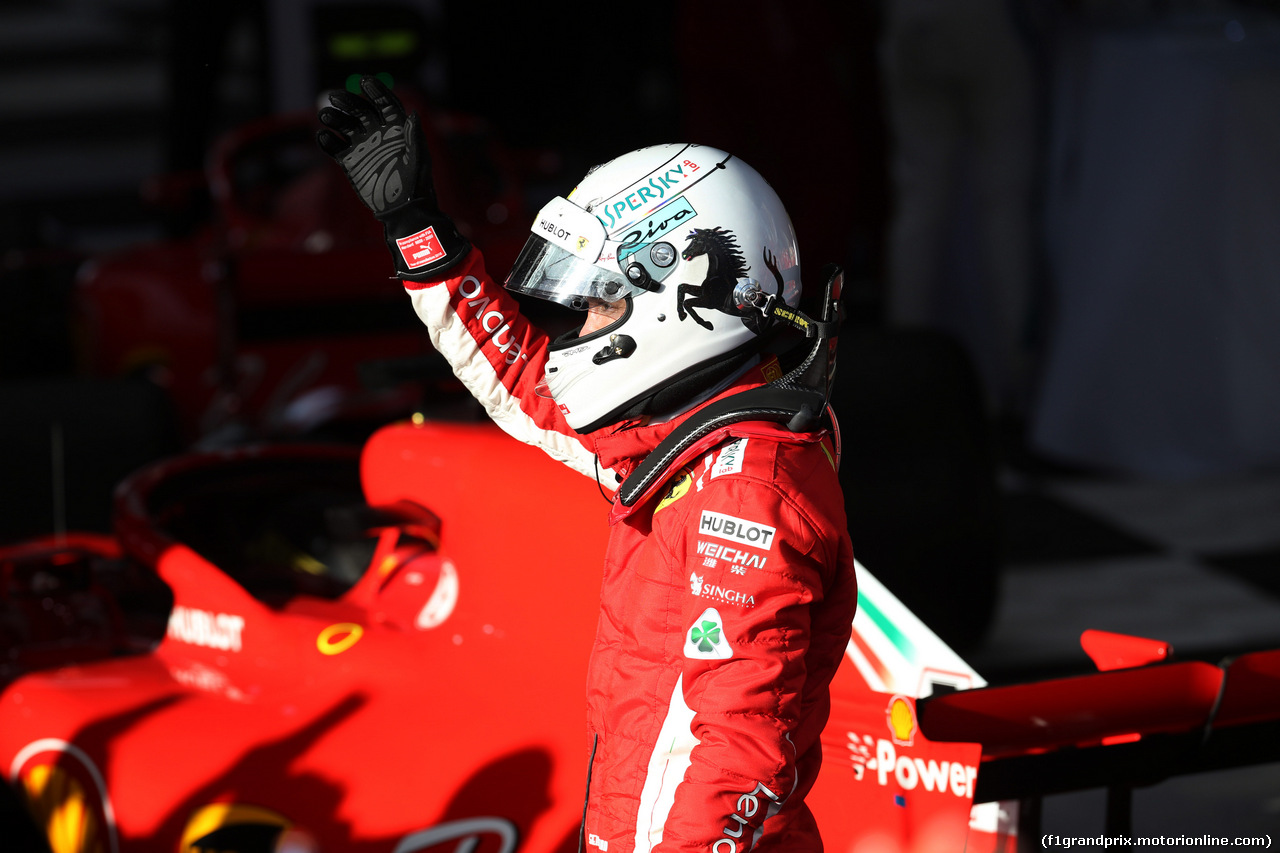 GP AUSTRALIA, 25.03.2018 - Gara, Sebastian Vettel (GER) Ferrari SF71H  vincitore