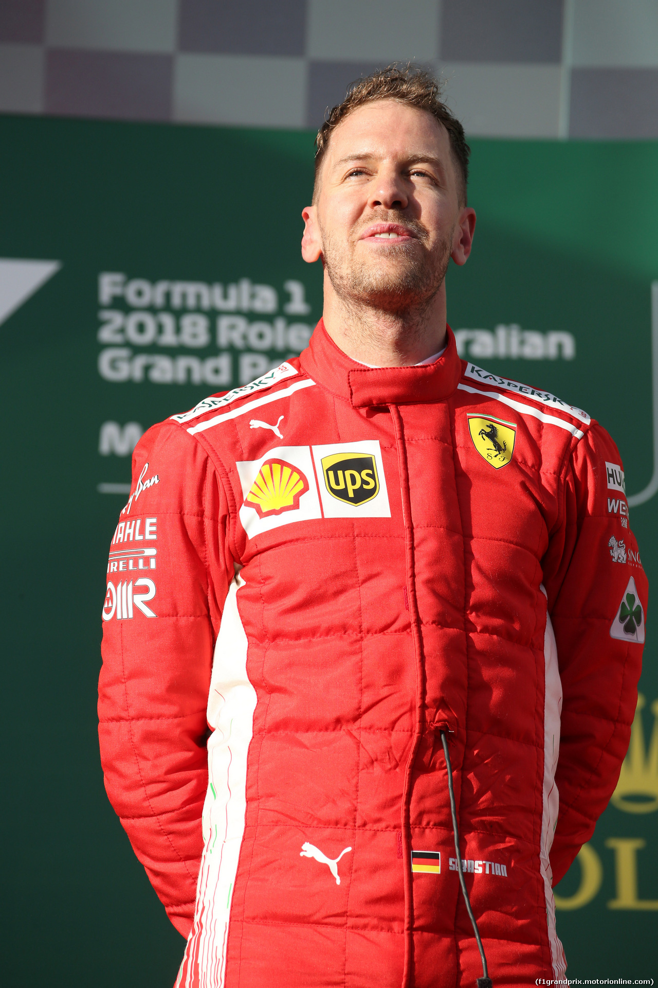 GP AUSTRALIA, 25.03.2018 - Gara, Sebastian Vettel (GER) Ferrari SF71H  vincitore