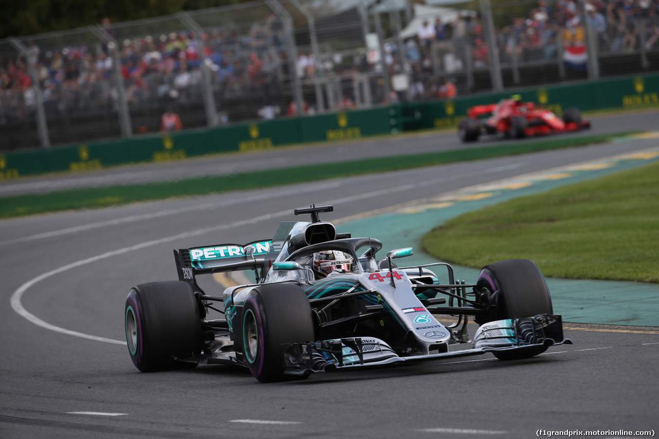 GP AUSTRALIA, 25.03.2018 - Gara, Lewis Hamilton (GBR) Mercedes AMG F1 W09