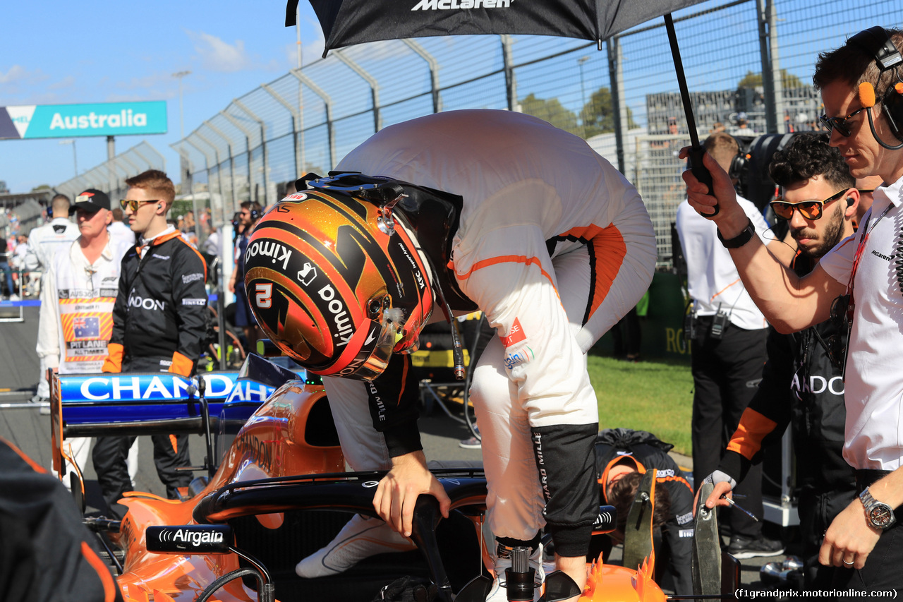 GP AUSTRALIA, 25.03.2018 - Gara, Stoffel Vandoorne (BEL) McLaren MCL33