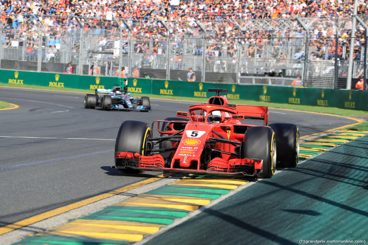 GP AUSTRALIA, 25.03.2018 - Gara, Sebastian Vettel (GER) Ferrari SF71H