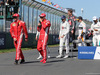 GP AUSTRALIA, 25.03.2018 - Kimi Raikkonen (FIN) Ferrari SF71H e Sebastian Vettel (GER) Ferrari SF71H