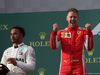 GP AUSTRALIA, 25.03.2018 - Gara, 2nd place Lewis Hamilton (GBR) Mercedes AMG F1 W09 e Sebastian Vettel (GER) Ferrari SF71H vincitore