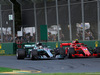 GP AUSTRALIA, 25.03.2018 - Gara, Lewis Hamilton (GBR) Mercedes AMG F1 W09 e Kimi Raikkonen (FIN) Ferrari SF71H