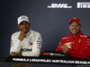 GP AUSTRALIA, 25.03.2018 - Gara, Conferenza Stampa, Lewis Hamilton (GBR) Mercedes AMG F1 W09 e Sebastian Vettel (GER) Ferrari SF71H