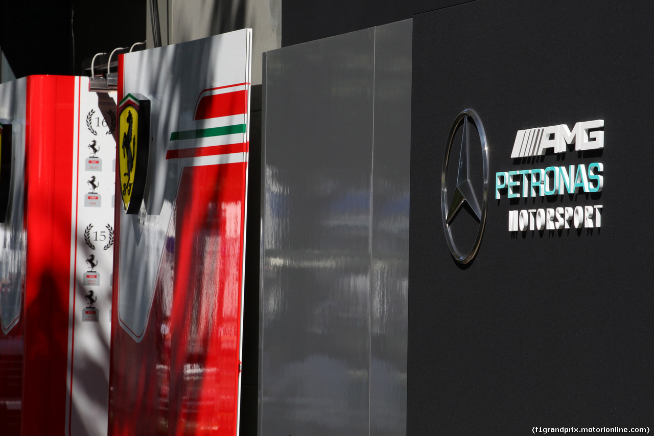GP AUSTRALIA, 21.03.2018 - Ferrari e Mercedes