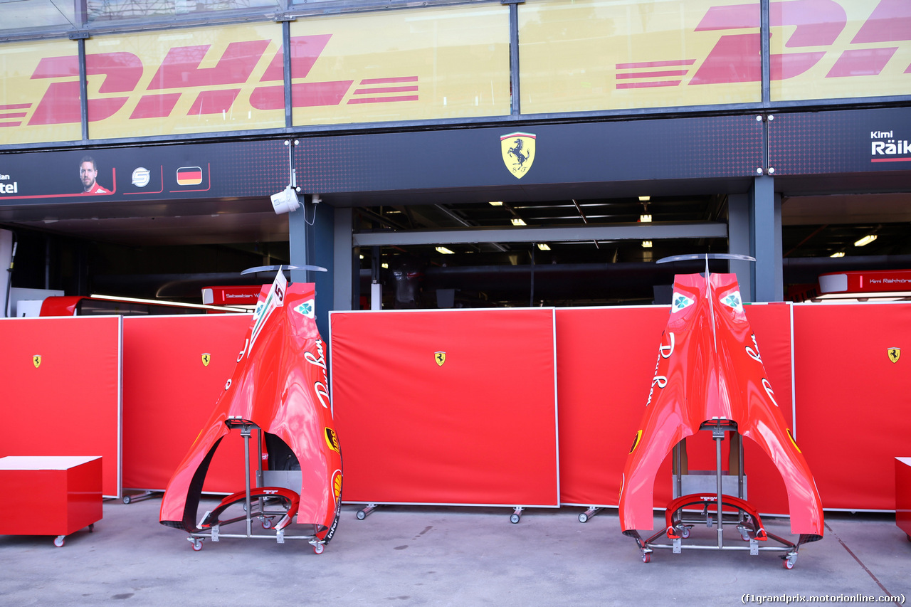 GP AUSTRALIA, 21.03.2018 - Ferrari garage