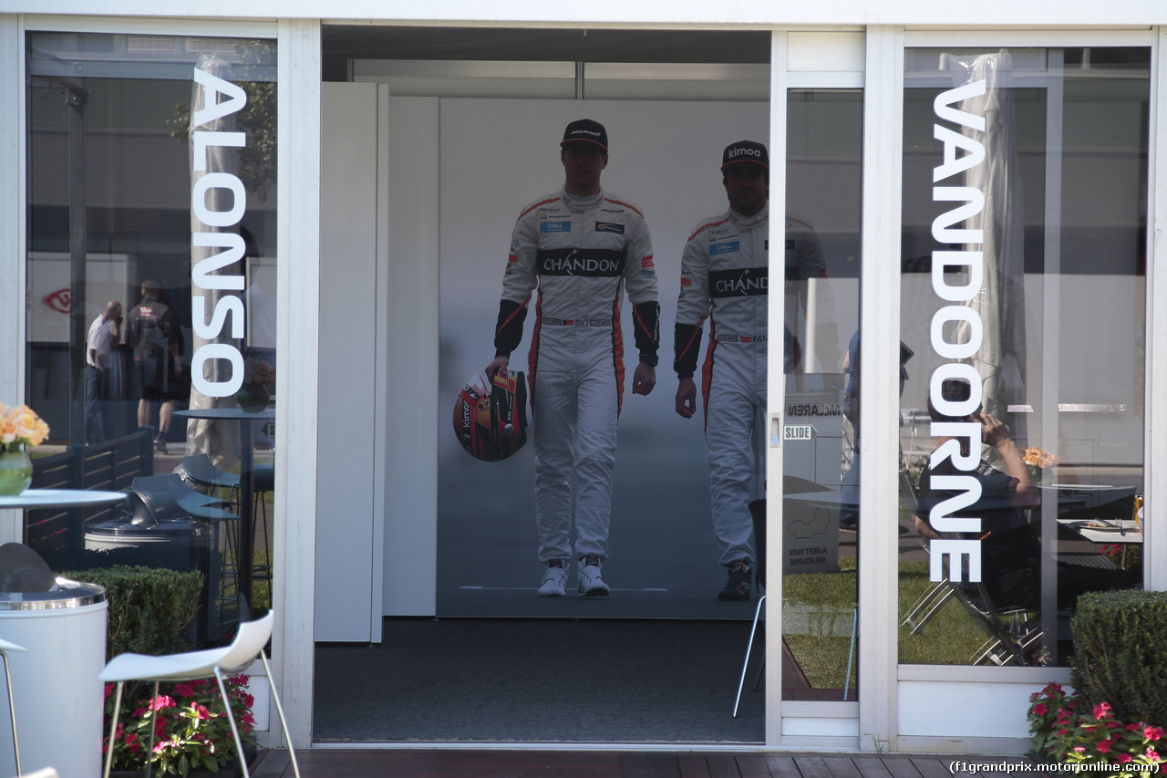 GP AUSTRALIA, 21.03.2018 - Mclaren Hospitality
