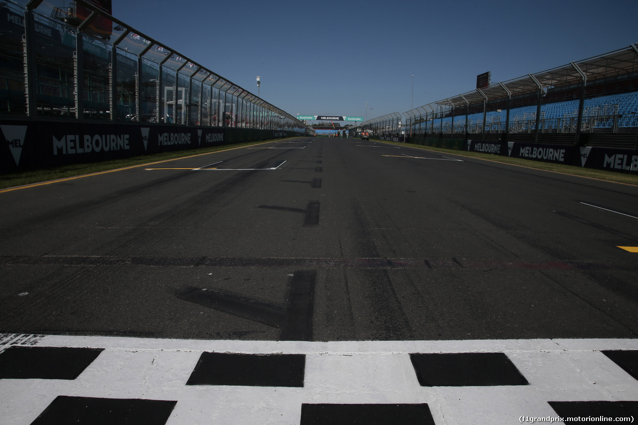 GP AUSTRALIA, 21.03.2018 - Track detail