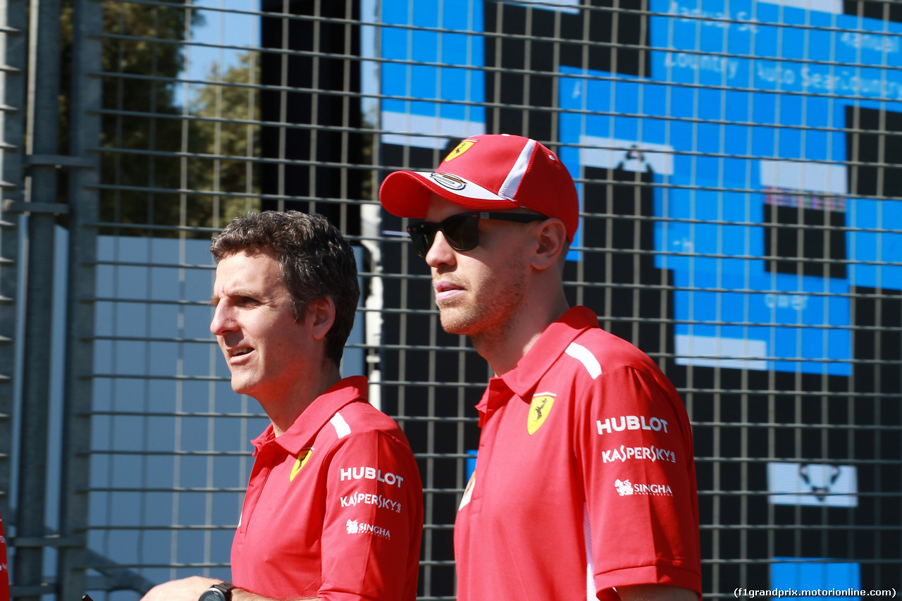 GP AUSTRALIA, 21.03.2018 - Sebastian Vettel (GER) Ferrari SF71H