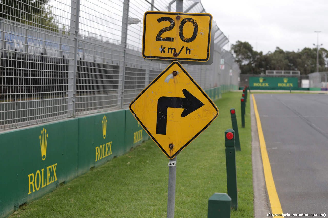 GP AUSTRALIA, 21.03.2018 - Track detail