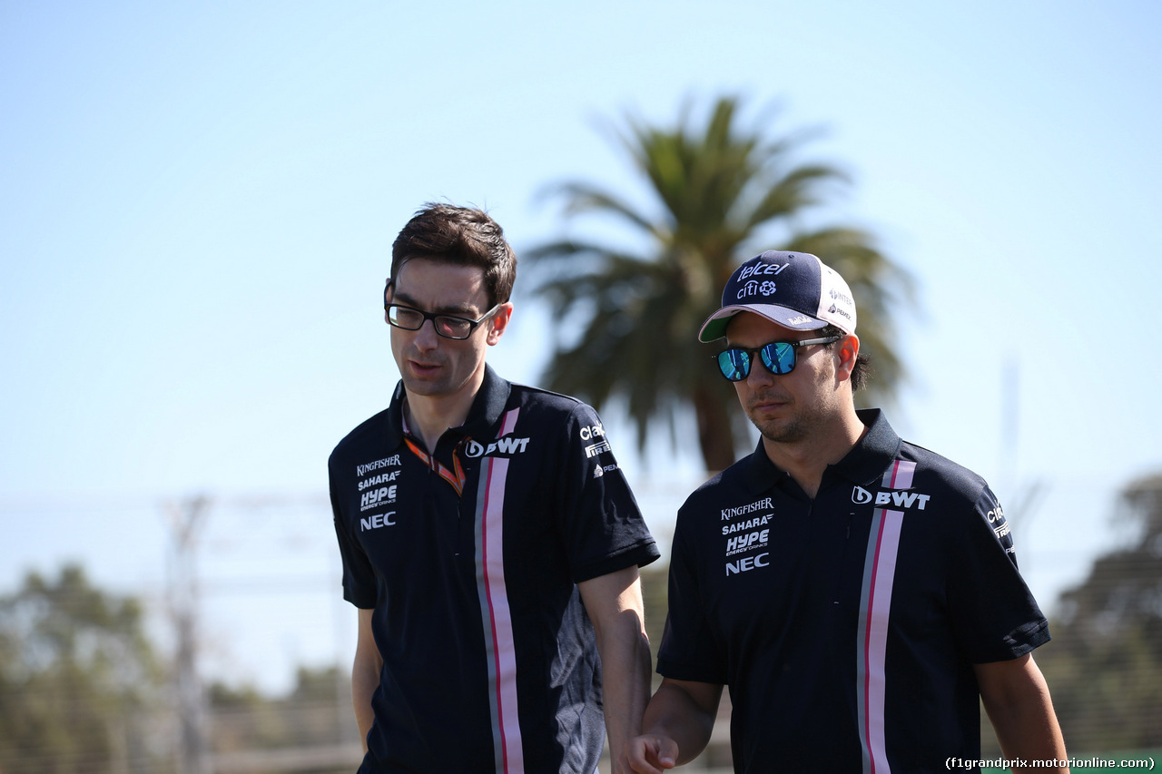GP AUSTRALIA, 21.03.2018 - Sergio Perez (MEX) Sahara Force India F1 VJM011