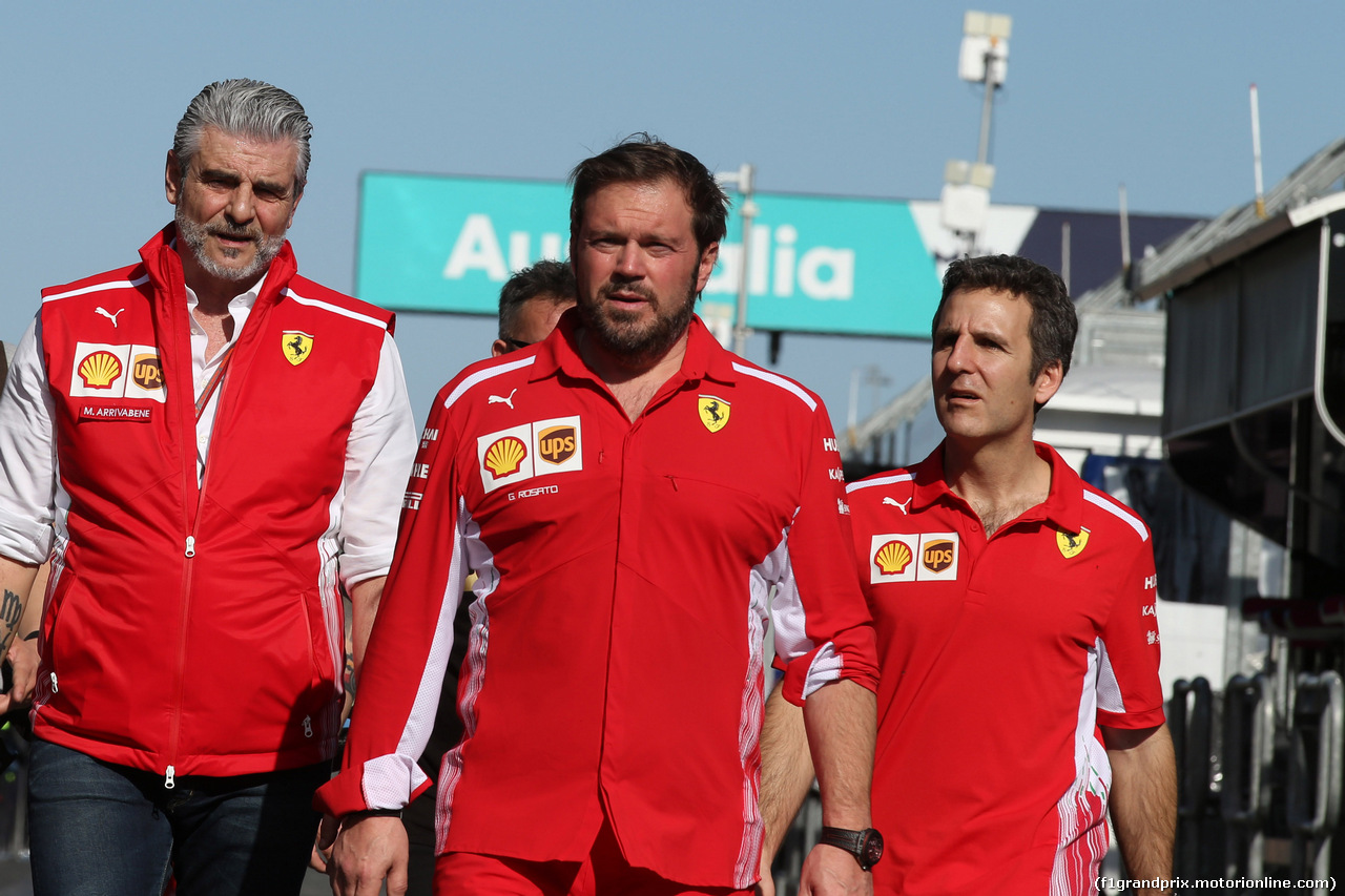 GP AUSTRALIA, 21.03.2018 - Maurizio Arrivabene (ITA) Ferrari Team Principal