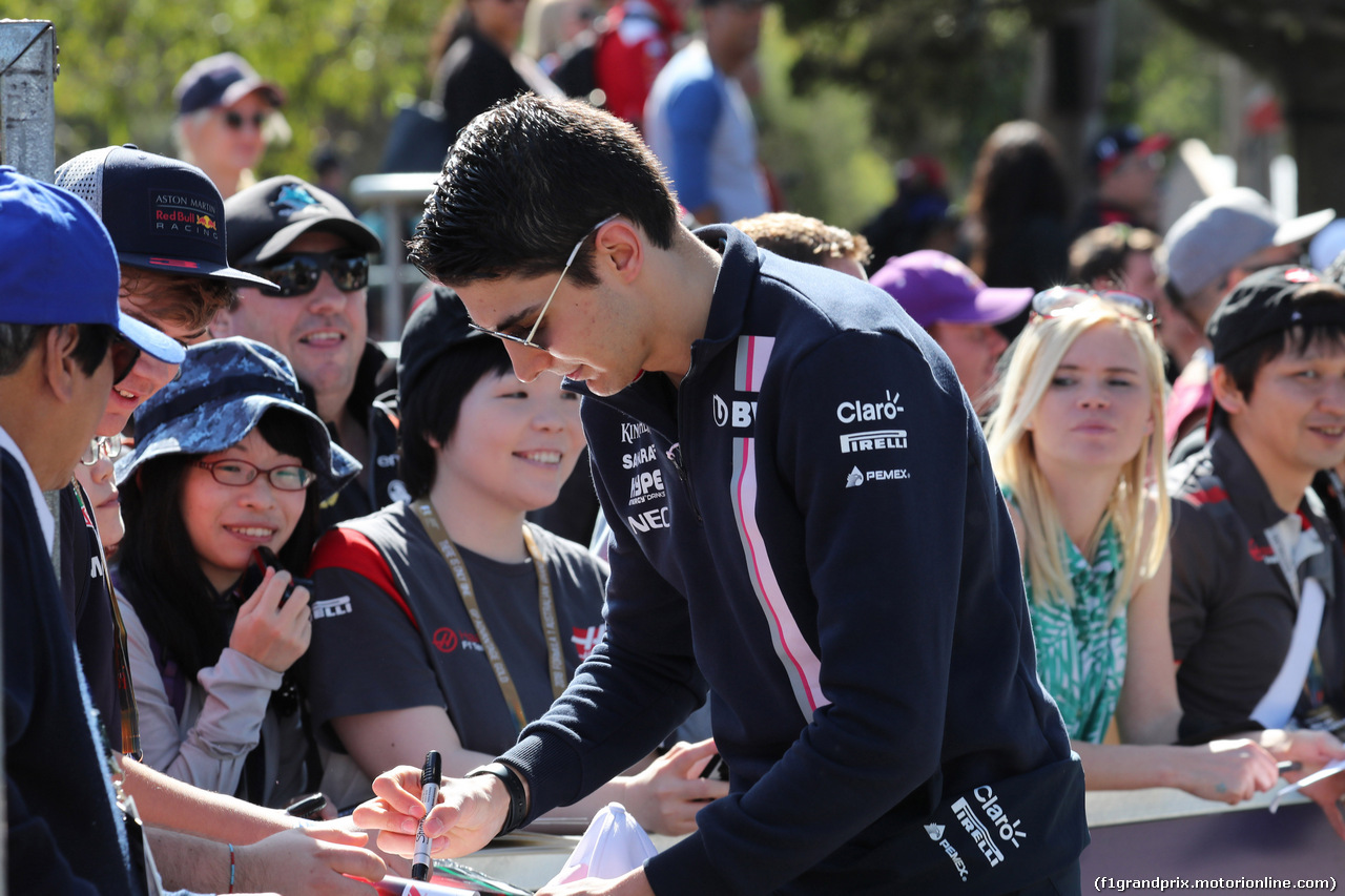 GP AUSTRALIA, 22.03.2018 - Esteban Ocon (FRA) Sahara Force India F1 VJM11