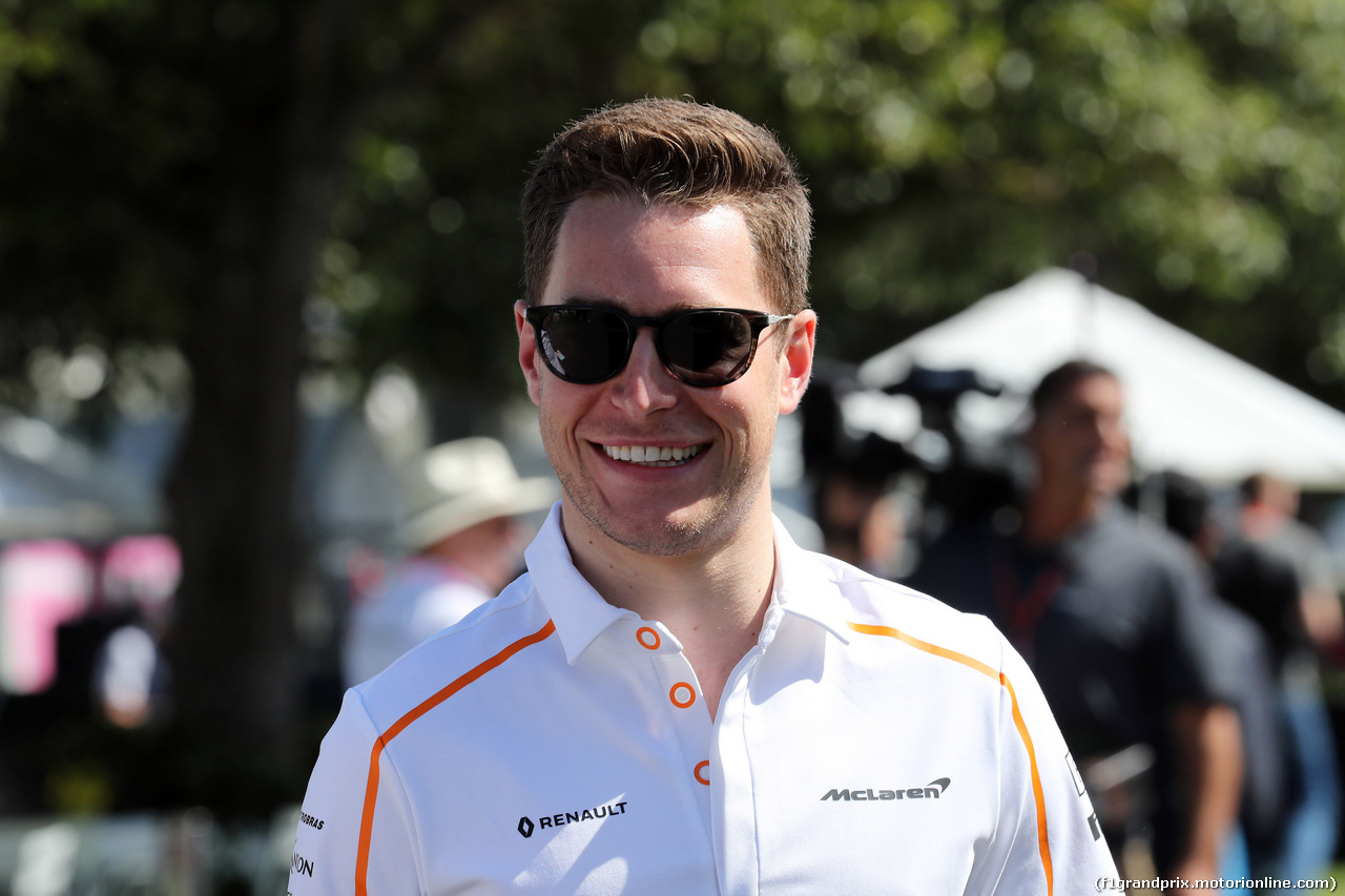GP AUSTRALIA, 22.03.2018 - Stoffel Vandoorne (BEL) McLaren MCL33