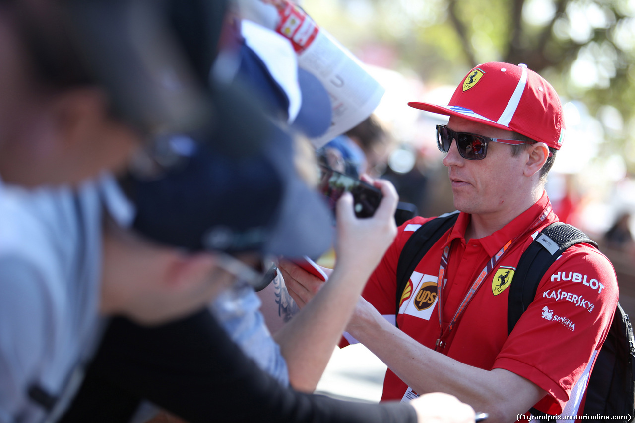 GP AUSTRALIA, 22.03.2018 - Kimi Raikkonen (FIN) Ferrari SF71H
